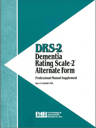 (image for) DRS-2 Alternate Form - Dementia Rating Scale -2 Alternate Form