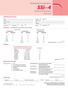 (image for) SSI-4 Test Record & Fluency Computation Forms