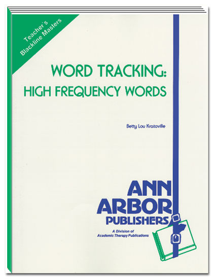 (image for) Word Tracking: High Frequency Words - Click Image to Close