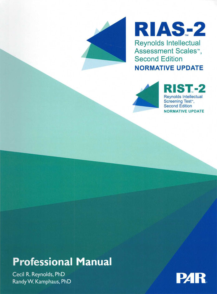 RIST-2 NUKT - Reynolds Intellectual Assessment Scale - Normative Update (image for) RIST-2 NUKT - Reynolds Intellectual Assessment Scale - Normative Update