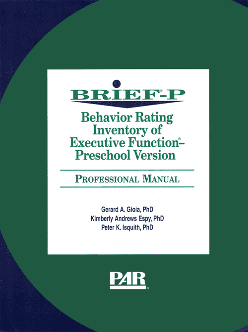 (image for) BRIEF-P - Behavior Rating Inventory of Executive Function-Preschool Version