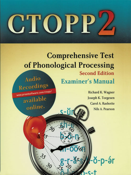 (image for) CTOPP-2: Comprehensive Test of Phonological Processes- Second Ed