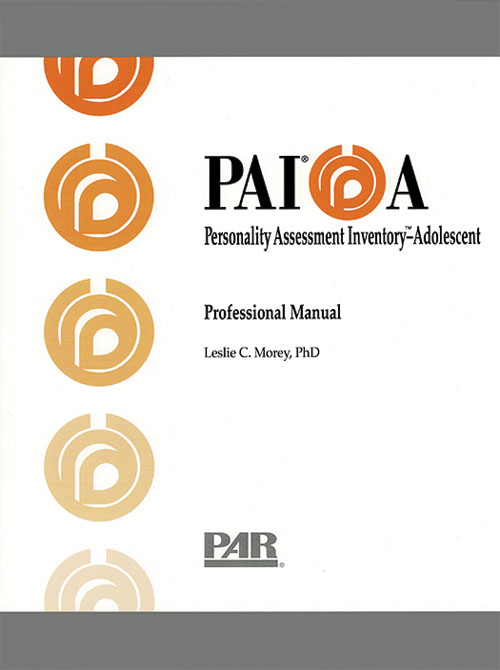 (image for) PAI-A - Personality Assessment Inventory - Adolescent