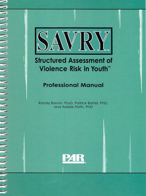 (image for) SAVRY - Structured Assessment of Violence Risk in Youth Kit