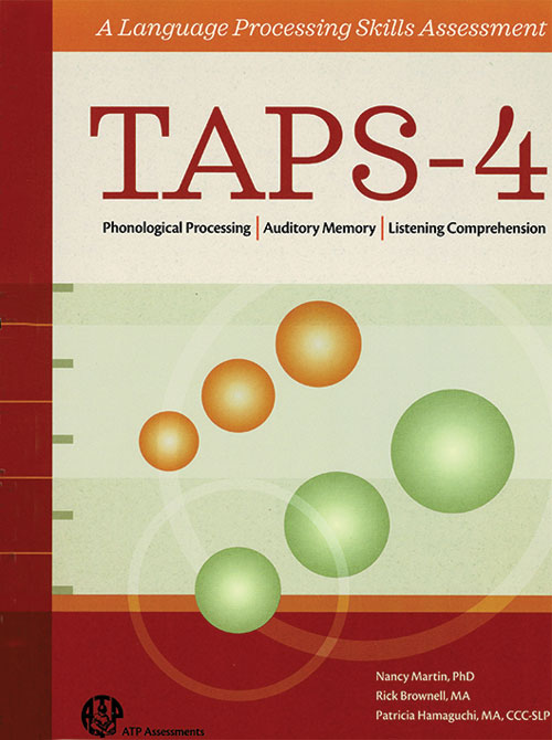 (image for) TAPS-4 - A Language Processing Skills Assessment