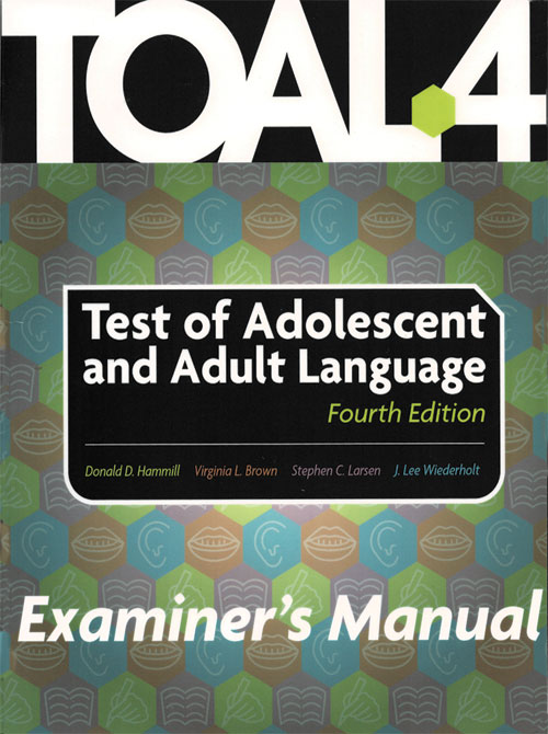 (image for) TOAL 4 - Test of Adolescent and Adult Language -Fourth Edition