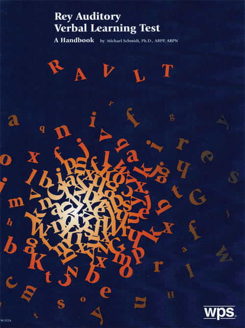 (image for) RAVLT - Rey Auditory Verbal Learning Test: A Handbook