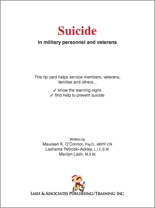 (image for) Suicide: In military personnel and veterans