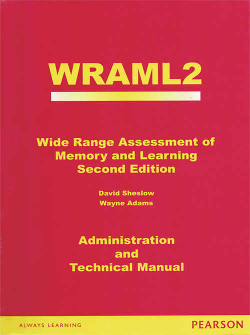 (image for) WRAML2 - Wide Range Assessment of Memory and Learning, Second Edition