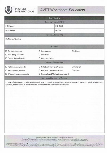(image for) AVRT - Education Worksheets (50PK)