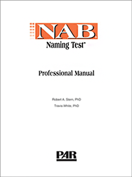 NAB Naming Test Professional Manual [6430-TM] - £77.00 : Ann Arbor, Working  Together: Releasing Potential