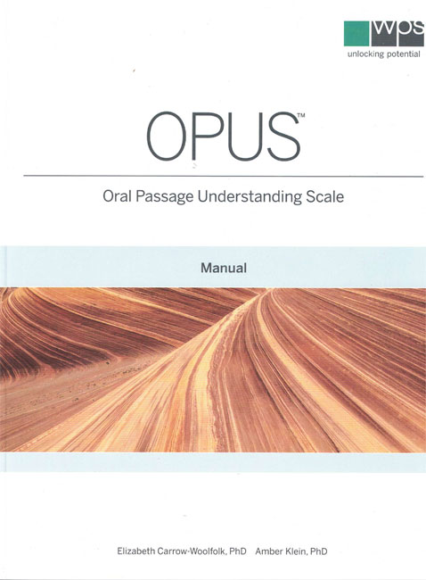 (image for) OPUS - Oral Passage Understanding Scale Kit