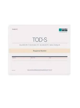 (image for) TOD-S Online Response Booklet Grades K-1 (5 Uses)