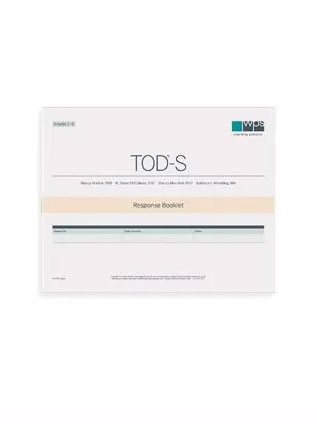 (image for) TOD-S Online Response Booklet Grades 2-5 (5 Uses)