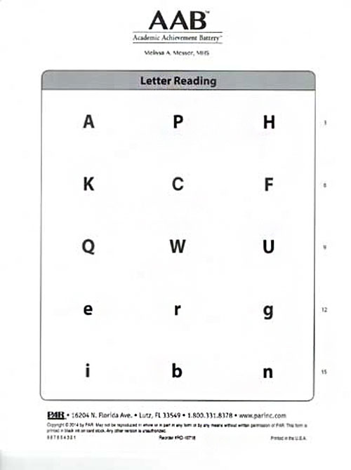 (image for) AAB Stimulus Card