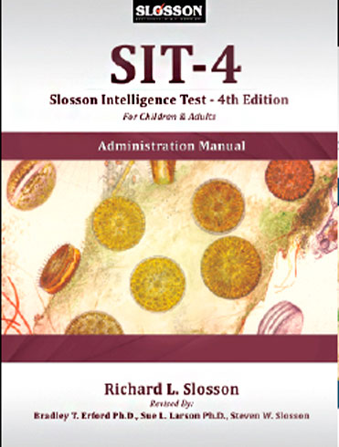 (image for) SIT-4 Slosson Intelligence Test - 4th Edition